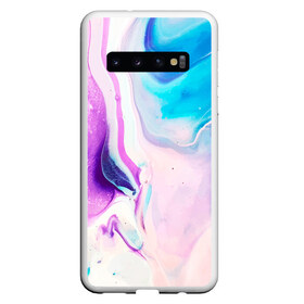 Чехол для Samsung Galaxy S10 с принтом Акварельные разводы в Новосибирске, Силикон | Область печати: задняя сторона чехла, без боковых панелей | paint | paints | акварель | акварельные разводы | брызги | брызги краски | брызги красок | краска | краски | нежная | нежный | пятна краски | разводы | разводы краски | смешивание красок | фон | цвета