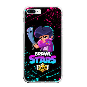 Чехол для iPhone 7Plus/8 Plus матовый с принтом BRAWL STARS BIBI в Новосибирске, Силикон | Область печати: задняя сторона чехла, без боковых панелей | bibi | brawl stars | coach mike | crow | gale | leon | leon shark | max | mecha crow | mortis | mr.p | phoenix | sally leon | sandy | spike | sprout | tara | unicorn | virus 8 bit | werewolf | ворон | оборотень