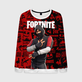 Мужской свитшот 3D с принтом FORTNITE x IKONIK в Новосибирске, 100% полиэстер с мягким внутренним слоем | круглый вырез горловины, мягкая резинка на манжетах и поясе, свободная посадка по фигуре | deadmau5 | fortnite | fortnite 2 | fortnite x маршмелло | ikonik | marshmello | ninja | ninja streamer | raven | travis scott | ворон | иконик | ниндзя | пили | рейвен | трэвис скотт | фортнайт