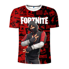 Мужская футболка 3D спортивная с принтом FORTNITE x IKONIK в Новосибирске, 100% полиэстер с улучшенными характеристиками | приталенный силуэт, круглая горловина, широкие плечи, сужается к линии бедра | deadmau5 | fortnite | fortnite 2 | fortnite x маршмелло | ikonik | marshmello | ninja | ninja streamer | raven | travis scott | ворон | иконик | ниндзя | пили | рейвен | трэвис скотт | фортнайт