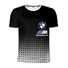 Мужская футболка 3D спортивная с принтом BMW в Новосибирске, 100% полиэстер с улучшенными характеристиками | приталенный силуэт, круглая горловина, широкие плечи, сужается к линии бедра | bmw | bmw лого | bmw марка | bmw эмблема | m performance | performance | бмв | бмв значок | бмв лого | бмв эмблема | бэха | значок bmw | лого автомобиля | логотип bmw | марка бмв | перформанс | черно белый значок бмв