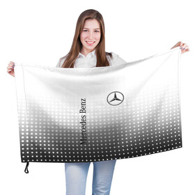 Флаг 3D с принтом Mercedes-Benz в Новосибирске, 100% полиэстер | плотность ткани — 95 г/м2, размер — 67 х 109 см. Принт наносится с одной стороны | amg | mercedes | mercedes значок | mercedes лого | mercedes марка | амг | бенц | лого автомобиля | логотип мерседес | мерин | мерс | мерседес | мерседес бенз | мерседес лого | мерседес эмблема