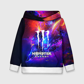 Детская толстовка 3D с принтом MONSTER ENERGY в Новосибирске, 100% полиэстер | двухслойный капюшон со шнурком для регулировки, мягкие манжеты на рукавах и по низу толстовки, спереди карман-кенгуру с мягким внутренним слоем | amg | auto | bmw | honda | jdm | mercedes | nissan | porsche | racing | sport | subar | toyota | автомобил | автомобильные | киа | лексус | марка | машины | митсубиси | ниссан | порше | спорт | субару | тесла | тойота | хонда