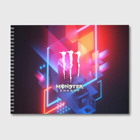 Альбом для рисования с принтом MONSTER ENERGY в Новосибирске, 100% бумага
 | матовая бумага, плотность 200 мг. | amg | auto | bmw | honda | jdm | mercedes | nissan | porsche | racing | sport | subar | toyota | автомобил | автомобильные | киа | лексус | марка | машины | митсубиси | ниссан | порше | спорт | субару | тесла | тойота | хонда