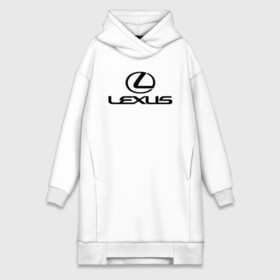 Платье-худи хлопок с принтом LEXUS в Новосибирске,  |  | auto | lexus | sport | авто | автомобиль | автомобильные | бренд | лексус | марка | машины | спорт