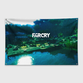 Флаг-баннер с принтом FARCRY в Новосибирске, 100% полиэстер | размер 67 х 109 см, плотность ткани — 95 г/м2; по краям флага есть четыре люверса для крепления | far cry | farcry | game | ubisof | выживание | джунгли | игры | остров | фар край