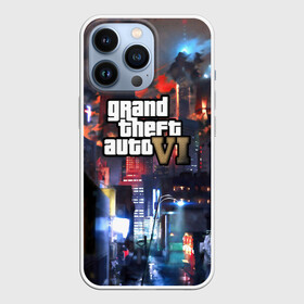 Чехол для iPhone 13 Pro с принтом GTA6 в Новосибирске,  |  | grand theft auto 2 | grand theft auto 3 | grand theft auto v | grand theft auto: san andreas | grand theft auto: vice city | gta 1 | gta 2 | gta 3 | gta 4 | gta 5 | gta online | gta v | город | игры