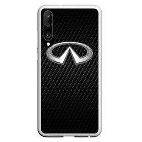 Чехол для Honor P30 с принтом Infinity Carbon (Z) в Новосибирске, Силикон | Область печати: задняя сторона чехла, без боковых панелей | auto | g35 | g37 | infinity | m56 | qx56 | qx80 | авто | автомобиль | ам | инфинити | машина | машины | нисан | ниссан | спорт | финик