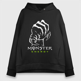 Женское худи Oversize хлопок с принтом MONSTER ENERGY (Z) в Новосибирске, френч-терри — 70% хлопок, 30% полиэстер. Мягкий теплый начес внутри —100% хлопок | боковые карманы, эластичные манжеты и нижняя кромка, капюшон на магнитной кнопке | black monster | bmx | claw | cybersport | energy | monster | monster energy | moto | motocross | race | sport | киберспорт | когти | монстер энерджи | монстр | мото | мотокросс | ралли | скейтбординг | спорт | т | энергия