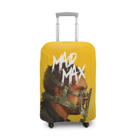 Чехол для чемодана 3D с принтом Mad Max в Новосибирске, 86% полиэфир, 14% спандекс | двустороннее нанесение принта, прорези для ручек и колес | mad max | mad max fury road | безумный макс | мад макс | мед макс мэд макс