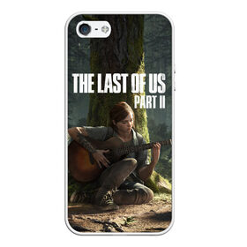 Чехол для iPhone 5/5S матовый с принтом The Last of Us part 2 в Новосибирске, Силикон | Область печати: задняя сторона чехла, без боковых панелей | Тематика изображения на принте: 