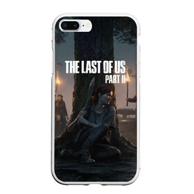 Чехол для iPhone 7Plus/8 Plus матовый с принтом The Last of Us part 2 в Новосибирске, Силикон | Область печати: задняя сторона чехла, без боковых панелей | ellie | games | joel | naughty dog | night | джоэл | игры | ночь | одни из нас | часть 2 | элли