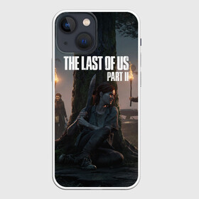 Чехол для iPhone 13 mini с принтом The Last of Us part 2 в Новосибирске,  |  | ellie | games | joel | naughty dog | night | джоэл | игры | ночь | одни из нас | часть 2 | элли