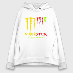 Женское худи Oversize хлопок с принтом MONSTER ENERGY (Z) в Новосибирске, френч-терри — 70% хлопок, 30% полиэстер. Мягкий теплый начес внутри —100% хлопок | боковые карманы, эластичные манжеты и нижняя кромка, капюшон на магнитной кнопке | black monster | bmx | claw | cybersport | energy | monster | monster energy | moto | motocross | race | sport | киберспорт | когти | монстер энерджи | монстр | мото | мотокросс | ралли | скейтбординг | спорт | энергия