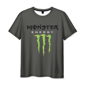 Мужская футболка 3D с принтом MONSTER ENERGY (Z) в Новосибирске, 100% полиэфир | прямой крой, круглый вырез горловины, длина до линии бедер | black monster | bmx | claw | cybersport | energy | monster | monster energy | moto | motocross | race | sport | киберспорт | когти | монстер энерджи | монстр | мото | мотокросс | ралли | скейтбординг | спорт | энергия