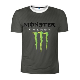 Мужская футболка 3D спортивная с принтом MONSTER ENERGY (Z) в Новосибирске, 100% полиэстер с улучшенными характеристиками | приталенный силуэт, круглая горловина, широкие плечи, сужается к линии бедра | black monster | bmx | claw | cybersport | energy | monster | monster energy | moto | motocross | race | sport | киберспорт | когти | монстер энерджи | монстр | мото | мотокросс | ралли | скейтбординг | спорт | энергия
