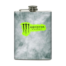 Фляга с принтом MONSTER ENERGY (Z) в Новосибирске, металлический корпус | емкость 0,22 л, размер 125 х 94 мм. Виниловая наклейка запечатывается полностью | Тематика изображения на принте: black monster | bmx | claw | cybersport | energy | monster | monster energy | moto | motocross | race | sport | киберспорт | когти | монстер энерджи | монстр | мото | мотокросс | ралли | скейтбординг | спорт | энергия