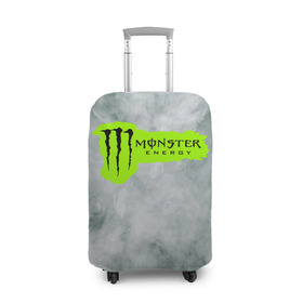 Чехол для чемодана 3D с принтом MONSTER ENERGY (Z) в Новосибирске, 86% полиэфир, 14% спандекс | двустороннее нанесение принта, прорези для ручек и колес | black monster | bmx | claw | cybersport | energy | monster | monster energy | moto | motocross | race | sport | киберспорт | когти | монстер энерджи | монстр | мото | мотокросс | ралли | скейтбординг | спорт | энергия