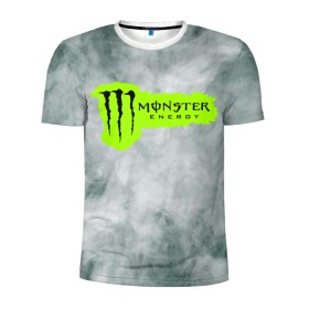 Мужская футболка 3D спортивная с принтом MONSTER ENERGY (Z) в Новосибирске, 100% полиэстер с улучшенными характеристиками | приталенный силуэт, круглая горловина, широкие плечи, сужается к линии бедра | black monster | bmx | claw | cybersport | energy | monster | monster energy | moto | motocross | race | sport | киберспорт | когти | монстер энерджи | монстр | мото | мотокросс | ралли | скейтбординг | спорт | энергия