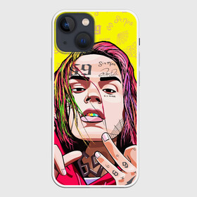 Чехол для iPhone 13 mini с принтом 6IX9INE в Новосибирске,  |  | 6ix9ine | gooba | hernandez | tekashi