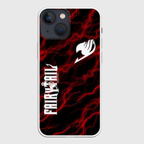 Чехол для iPhone 13 mini с принтом Helmet Fairy tail red lightning в Новосибирске,  |  | fairy tail | аниме | фейри теил | хвост феи