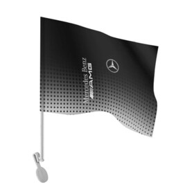Флаг для автомобиля с принтом Mercedes-Benz в Новосибирске, 100% полиэстер | Размер: 30*21 см | amg | mercedes | mercedes значок | mercedes лого | mercedes марка | амг | бенц | лого автомобиля | логотип мерседес | мерин | мерс | мерседес | мерседес бенз | мерседес лого | мерседес эмблема