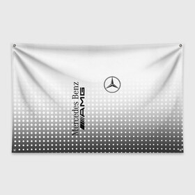 Флаг-баннер с принтом Mercedes-Benz в Новосибирске, 100% полиэстер | размер 67 х 109 см, плотность ткани — 95 г/м2; по краям флага есть четыре люверса для крепления | amg | mercedes | mercedes значок | mercedes лого | mercedes марка | амг | бенц | лого автомобиля | логотип мерседес | мерин | мерс | мерседес | мерседес бенз | мерседес лого | мерседес эмблема