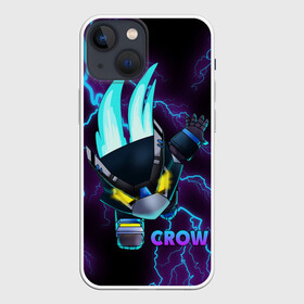 Чехол для iPhone 13 mini с принтом Brawl Stars CROW в Новосибирске,  |  | 8 bit | 8 бит | bibi | brawl | brawl stars | crow | leon | spike | sprout | stars | бравл | бравл старс | браво старс | игра | компьютерная | кров | леон | онлайн | старс