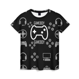 Женская футболка 3D с принтом GameBoy | PlayBoy в Новосибирске, 100% полиэфир ( синтетическое хлопкоподобное полотно) | прямой крой, круглый вырез горловины, длина до линии бедер | game | ps | psp | xbox | антибренд | белая | бренд | девушке | игровая | игры | мальчику | минимализм | парню | пк | подарок | приколы | прикольная | ребёнку | серая | черная