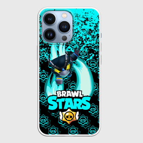 Чехол для iPhone 13 Pro с принтом Brawl stars mecha crow. в Новосибирске,  |  | bibi | brawl stars | coach mike | leon | leon shark | mecha crow | mr.p | sally leon | sandy | sprout | unicorn | virus 8 bit | биби | бравл старс | вирус 8 бит | леон | оборотень | спроут | сэли леон