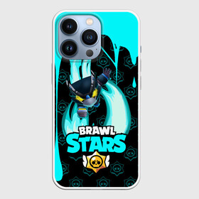 Чехол для iPhone 13 Pro с принтом Brawl stars mecha crow. в Новосибирске,  |  | bibi | brawl stars | coach mike | leon | leon shark | mecha crow | mr.p | sally leon | sandy | sprout | unicorn | virus 8 bit | биби | бравл старс | вирус 8 бит | леон | оборотень | спроут | сэли леон