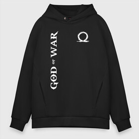 Мужское худи Oversize хлопок с принтом GOD OF WAR в Новосибирске, френч-терри — 70% хлопок, 30% полиэстер. Мягкий теплый начес внутри —100% хлопок | боковые карманы, эластичные манжеты и нижняя кромка, капюшон на магнитной кнопке | ascension | betrayal | chains of olympus | cratos | ghost of sparta | god of war | hack and slash | kratos | бог войны | кратос