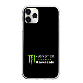 Чехол для iPhone 11 Pro матовый с принтом MONSTER ENERGY KAWASAKI (Z) в Новосибирске, Силикон |  | bike | energy | kawasaki | monster | monster energy | moto | motocross | ninja | sport | zzr | кавасаки | кавасаки ниндзя | монстер энерджи | монстр | мото | мотокросс | ниндзя | спорт | энергия