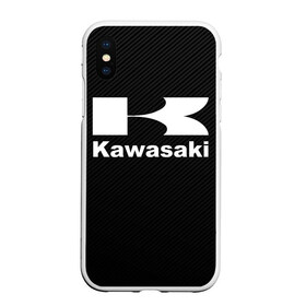 Чехол для iPhone XS Max матовый с принтом KAWASAKI (Z) в Новосибирске, Силикон | Область печати: задняя сторона чехла, без боковых панелей | Тематика изображения на принте: bike | kawasaki | moto | motocycle | ninja | sportmotorcycle | zzr | кавасаки | кавасаки ниндзя | мото | мотоспорт | ниндзя