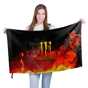 Флаг 3D с принтом MONSTER ENERGY в Новосибирске, 100% полиэстер | плотность ткани — 95 г/м2, размер — 67 х 109 см. Принт наносится с одной стороны | energy | honda | mercedes | monster energy | porsche | racing | sport | toyota | автомобил | автомобильные | марка | машины | митсубиси | монстр | монстр энерджи | порше | спорт | тесла | тойота | хонда