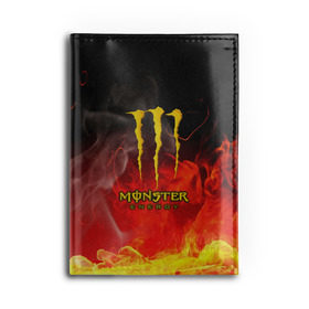 Обложка для автодокументов с принтом MONSTER ENERGY в Новосибирске, натуральная кожа |  размер 19,9*13 см; внутри 4 больших “конверта” для документов и один маленький отдел — туда идеально встанут права | energy | honda | mercedes | monster energy | porsche | racing | sport | toyota | автомобил | автомобильные | марка | машины | митсубиси | монстр | монстр энерджи | порше | спорт | тесла | тойота | хонда