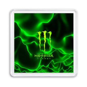 Магнит 55*55 с принтом MONSTER ENERGY в Новосибирске, Пластик | Размер: 65*65 мм; Размер печати: 55*55 мм | energy | honda | mercedes | monster energy | porsche | racing | sport | toyota | автомобил | автомобильные | марка | машины | митсубиси | монстр | монстр энерджи | порше | спорт | тесла | тойота | хонда