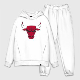 Мужской костюм хлопок OVERSIZE с принтом Chicago Bulls. в Новосибирске,  |  | Тематика изображения на принте: 23 | air jordan | bulls | chicago bulls | jordan | michael jordan | nba | paris saint germain | psg | red | sport | быки | джордан | майкл джордан | псж | спорт | чикаго буллс