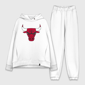 Женский костюм хлопок Oversize с принтом Chicago Bulls. в Новосибирске,  |  | 23 | air jordan | bulls | chicago bulls | jordan | michael jordan | nba | paris saint germain | psg | red | sport | быки | джордан | майкл джордан | псж | спорт | чикаго буллс