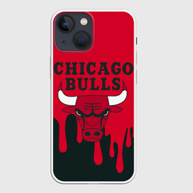 Чехол для iPhone 13 mini с принтом Chicago Bulls. в Новосибирске,  |  | 23 | air jordan | bulls | chicago bulls | jordan | michael jordan | nba | paris saint germain | psg | red | sport | быки | джордан | майкл джордан | псж | спорт | чикаго буллс