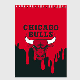 Скетчбук с принтом Chicago Bulls в Новосибирске, 100% бумага
 | 48 листов, плотность листов — 100 г/м2, плотность картонной обложки — 250 г/м2. Листы скреплены сверху удобной пружинной спиралью | 23 | air jordan | bulls | chicago bulls | jordan | michael jordan | nba | paris saint germain | psg | red | sport | быки | джордан | майкл джордан | псж | спорт | чикаго буллс