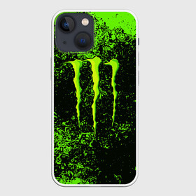 Чехол для iPhone 13 mini с принтом MONSTER ENERGY в Новосибирске,  |  | Тематика изображения на принте: black monster | bmx | claw | cybersport | energy | monster | monster energy | moto | motocross | race | sport | киберспорт | когти | монстер энерджи | монстр | мото | мотокросс | ралли | скейтбординг | спорт | энергия