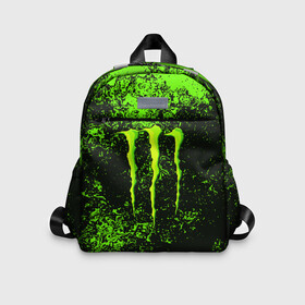 Детский рюкзак 3D с принтом MONSTER ENERGY в Новосибирске, 100% полиэстер | лямки с регулируемой длиной, сверху петелька, чтобы рюкзак можно было повесить на вешалку. Основное отделение закрывается на молнию, как и внешний карман. Внутри дополнительный карман. По бокам два дополнительных кармашка | Тематика изображения на принте: black monster | bmx | claw | cybersport | energy | monster | monster energy | moto | motocross | race | sport | киберспорт | когти | монстер энерджи | монстр | мото | мотокросс | ралли | скейтбординг | спорт | энергия