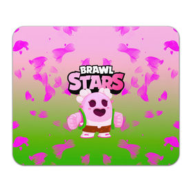 Коврик для мышки прямоугольный с принтом Sakura Spike Brawl Stars в Новосибирске, натуральный каучук | размер 230 х 185 мм; запечатка лицевой стороны | brawl | brawl stars | sakura spike | spike | бравл | бравл кактус | бравл старс | кактус | сакура спайк | спайк | спайк бравл старс