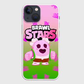 Чехол для iPhone 13 mini с принтом Sakura Spike Brawl Stars в Новосибирске,  |  | brawl | brawl stars | sakura spike | spike | бравл | бравл кактус | бравл старс | кактус | сакура спайк | спайк | спайк бравл старс