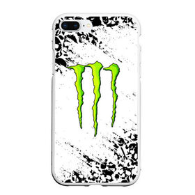 Чехол для iPhone 7Plus/8 Plus матовый с принтом MONSTER ENERGY в Новосибирске, Силикон | Область печати: задняя сторона чехла, без боковых панелей | Тематика изображения на принте: black monster | bmx | claw | cybersport | energy | monster | monster energy | moto | motocross | race | sport | киберспорт | когти | монстер энерджи | монстр | мото | мотокросс | ралли | скейтбординг | спорт | энергия