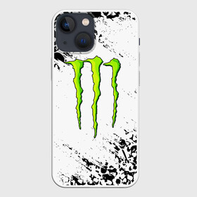 Чехол для iPhone 13 mini с принтом MONSTER ENERGY в Новосибирске,  |  | Тематика изображения на принте: black monster | bmx | claw | cybersport | energy | monster | monster energy | moto | motocross | race | sport | киберспорт | когти | монстер энерджи | монстр | мото | мотокросс | ралли | скейтбординг | спорт | энергия