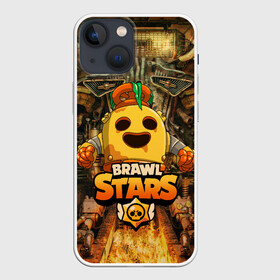 Чехол для iPhone 13 mini с принтом Brawl Stars Robot Spike в Новосибирске,  |  | brawl stars | brawl stars spike robot | spike | spike robot | бравл кактус | бравл спайк | бравл старс | кактус | робоспайк | спайк | спайк бравл старс