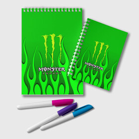 Блокнот с принтом MONSTER ENERGY в Новосибирске, 100% бумага | 48 листов, плотность листов — 60 г/м2, плотность картонной обложки — 250 г/м2. Листы скреплены удобной пружинной спиралью. Цвет линий — светло-серый
 | energy | honda | mercedes | monster energy | porsche | racing | sport | toyota | автомобил | автомобильные | марка | машины | митсубиси | монстр | монстр энерджи | порше | спорт | тесла | тойота | хонда