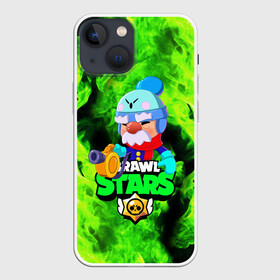 Чехол для iPhone 13 mini с принтом BRAWL STARS GALE в Новосибирске,  |  | bibi | brawl stars | coach mike | crow | gale | leon | leon shark | max | mecha crow | mortis | mr.p | phoenix | sally leon | sandy | spike | sprout | tara | unicorn | virus 8 bit | werewolf | ворон | оборотень